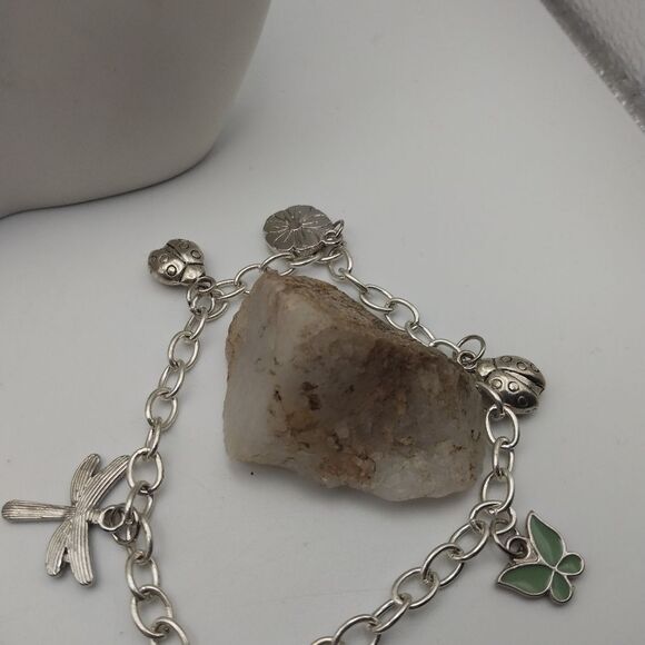 Nature's pathway charm dangle bracelet - Picture 2 of 3